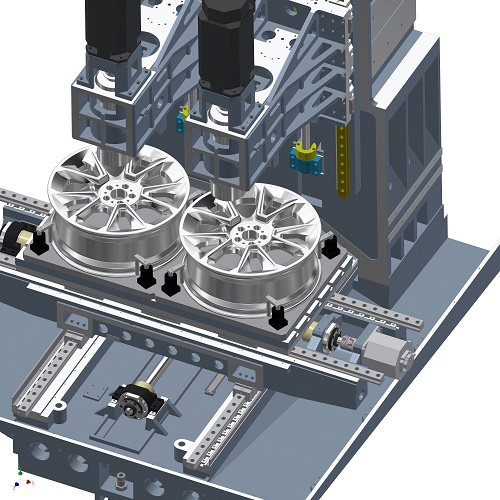 雙休心T輪轂專用機的加工效果如何？